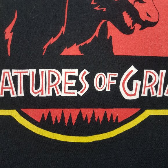 Vintage ROOSTER TEETH Creatures of Grimm Tee Shirt Large US L Graphic Tee Black - Picture 8 of 12